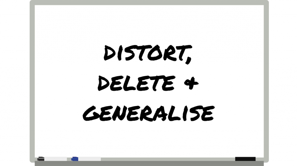 Distort, Delete & Generalise
