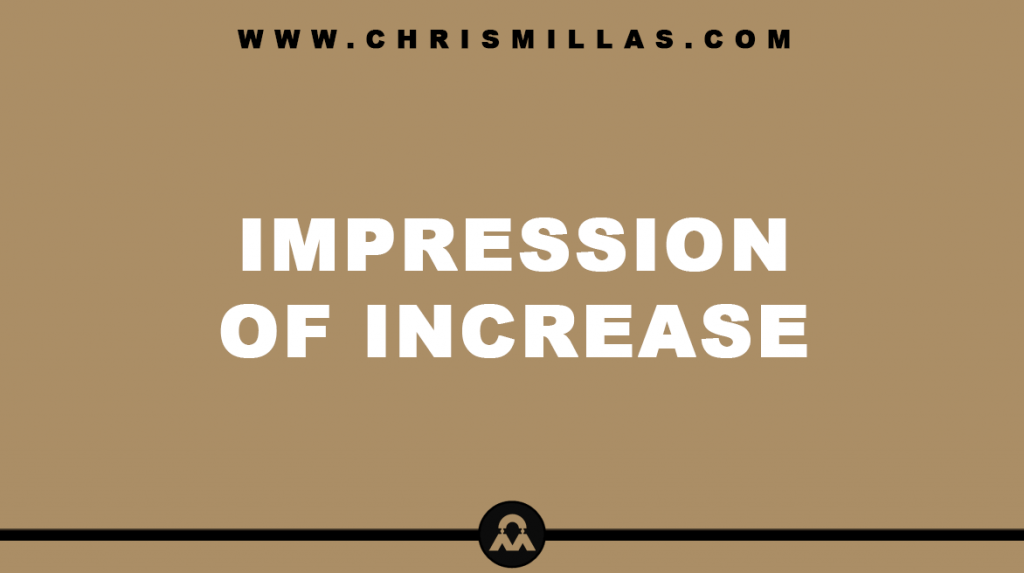 Impression Of Increase Explained Simply