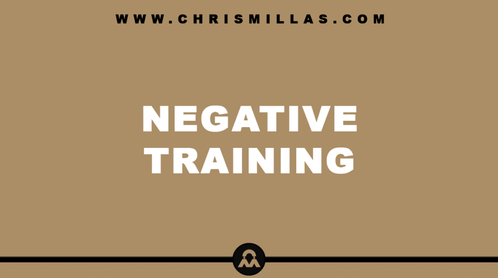 Negative Training Explained Simply